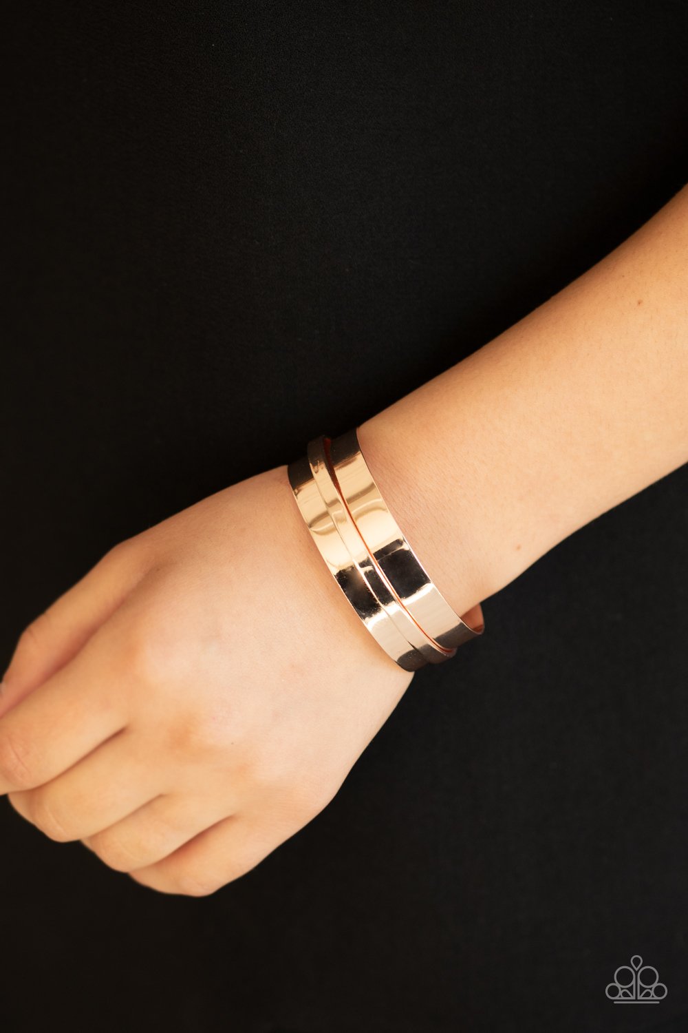 A HAUTE Number - Rose Gold Bracelet - Paparazzi - Dare2bdazzlin N Jewelry