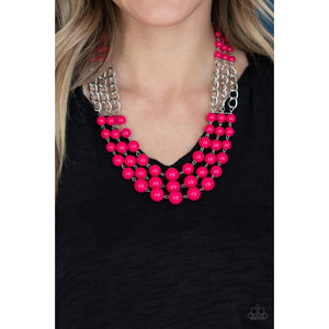 A La Vogue - Pink Necklace - Paparazzi - Dare2bdazzlin N Jewelry