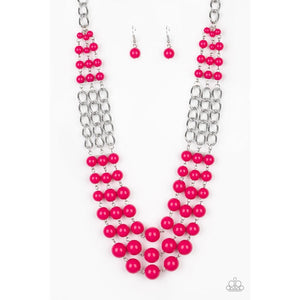 A La Vogue - Pink Necklace - Paparazzi - Dare2bdazzlin N Jewelry