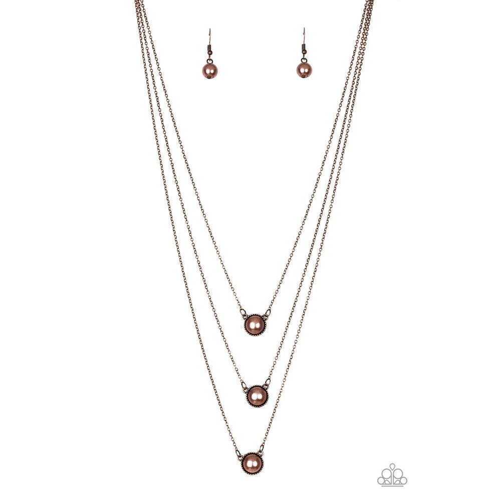 A Love For Luster - Copper Necklace - Paparazzi - Dare2bdazzlin N Jewelry