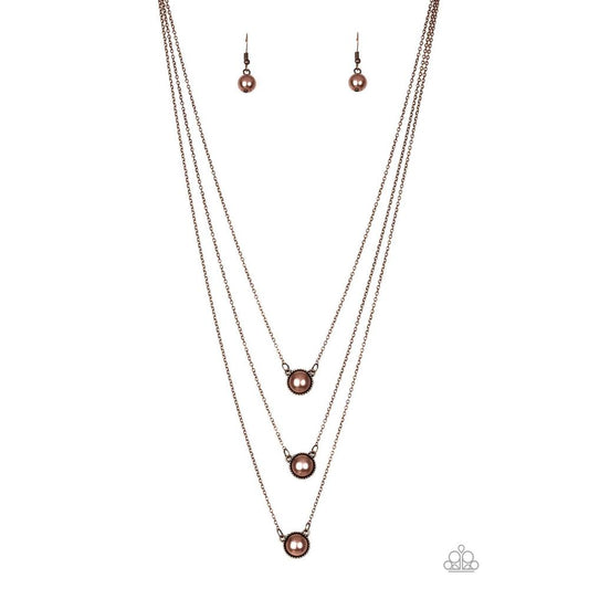 A Love For Luster - Copper Necklace - Paparazzi - Dare2bdazzlin N Jewelry