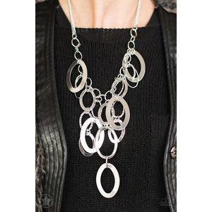 A Silver Spell Necklace - Paparazzi - Dare2bdazzlin N Jewelry