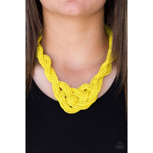 Load image into Gallery viewer, A Standing Ovation - Yellow Necklace - Paparazzi - Dare2bdazzlin N Jewelry
