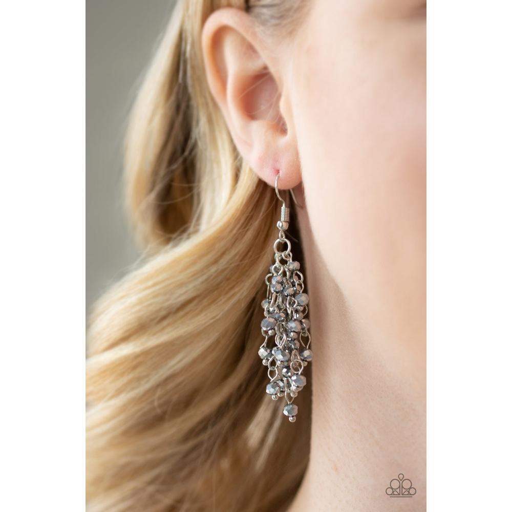 A Taste Of Twilight - Silver Earrings - Paparazzi - Dare2bdazzlin N Jewelry