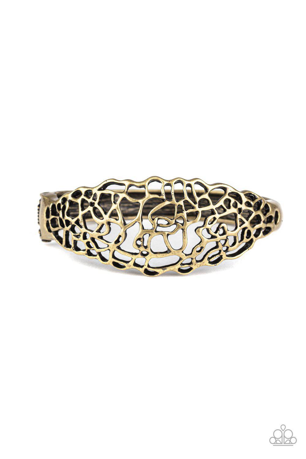 Airy Asymmetry - Brass Bracelet - Paparazzi - Dare2bdazzlin N Jewelry