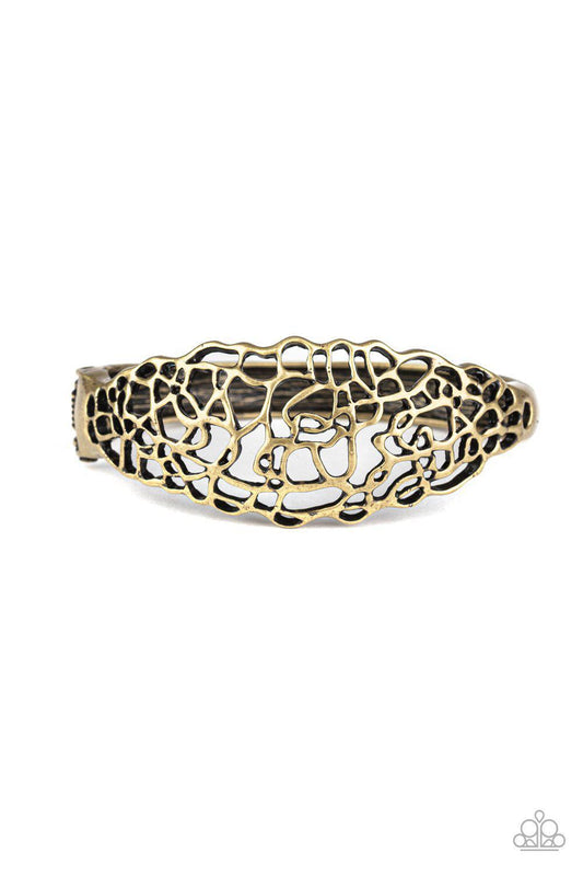 Airy Asymmetry - Brass Bracelet - Paparazzi - Dare2bdazzlin N Jewelry