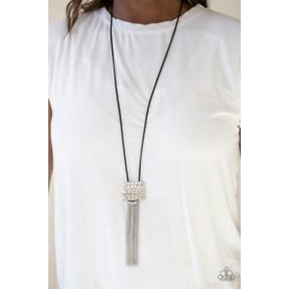 All About ALTITUDE - Silver Necklace - Paparazzi - Dare2bdazzlin N Jewelry