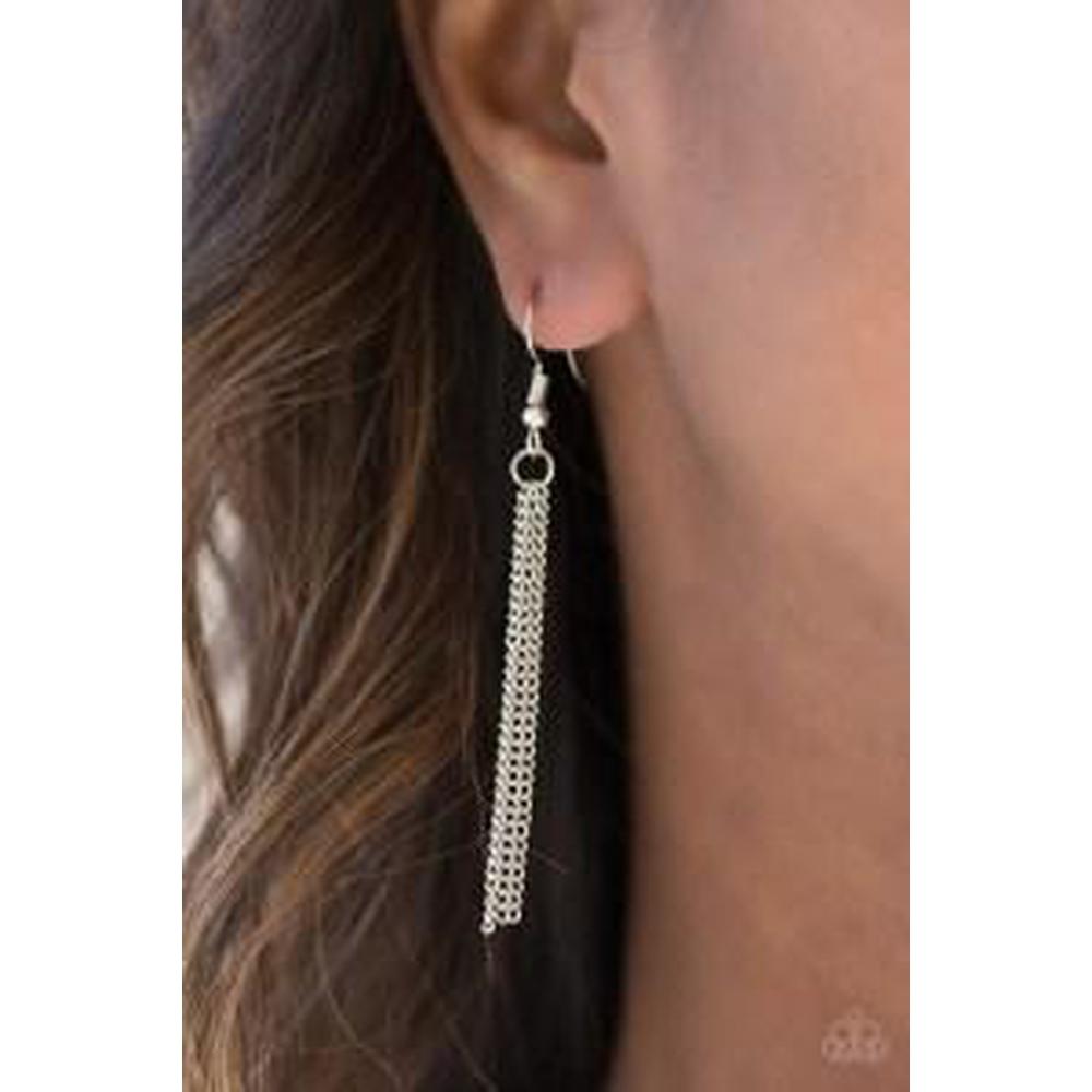All About ALTITUDE - Silver Necklace - Paparazzi - Dare2bdazzlin N Jewelry