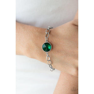 All Aglitter - Green Bracelet - Paparazzi - Dare2bdazzlin N Jewelry