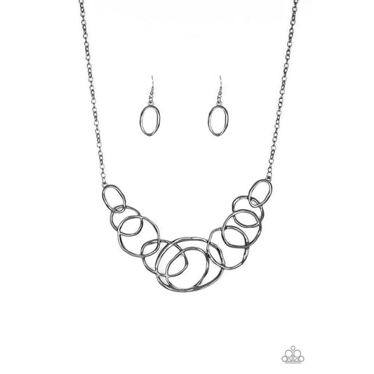 All Around Radiance Black  Necklace - Paparazzi - Dare2bdazzlin N Jewelry