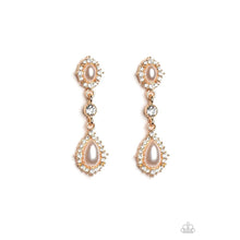 Load image into Gallery viewer, All Glowing Gold Earrings - Paparazzi - Dare2bdazzlin N Jewelry
