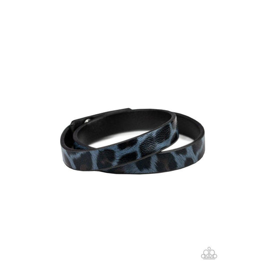 All GRRirl Blue Urban Bracelet - Paparazzi - Dare2bdazzlin N Jewelry