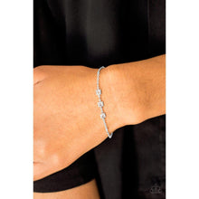 Load image into Gallery viewer, All I Have To Do Is GLEAM - White Bracelet - Paparazzi - Dare2bdazzlin N Jewelry
