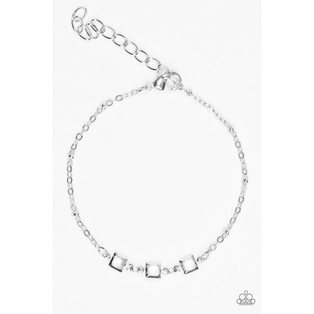 All I Have To Do Is GLEAM - White Bracelet - Paparazzi