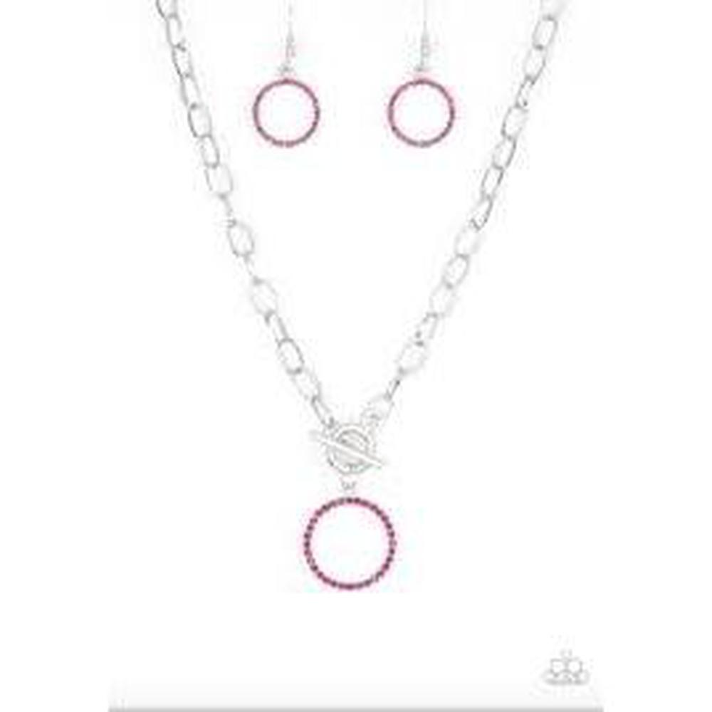All In Favor - Pink Necklace  - Paparazzi - Dare2bdazzlin N Jewelry