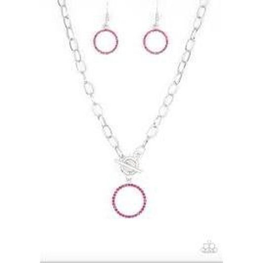 All In Favor - Pink Necklace  - Paparazzi - Dare2bdazzlin N Jewelry