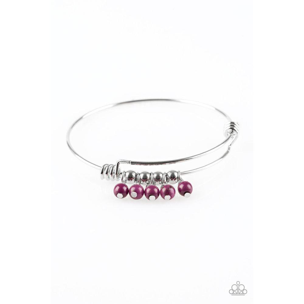 All Roads Lead TO ROAM Purple Bracelet - Paparazzi - Dare2bdazzlin N Jewelry