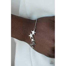Load image into Gallery viewer, All Star Shimmer Silver Bracelet - Paparazzi - Dare2bdazzlin N Jewelry
