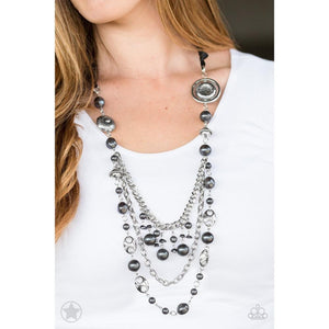 All The Trimmings - Black Necklace - Paparazzi - Dare2bdazzlin N Jewelry