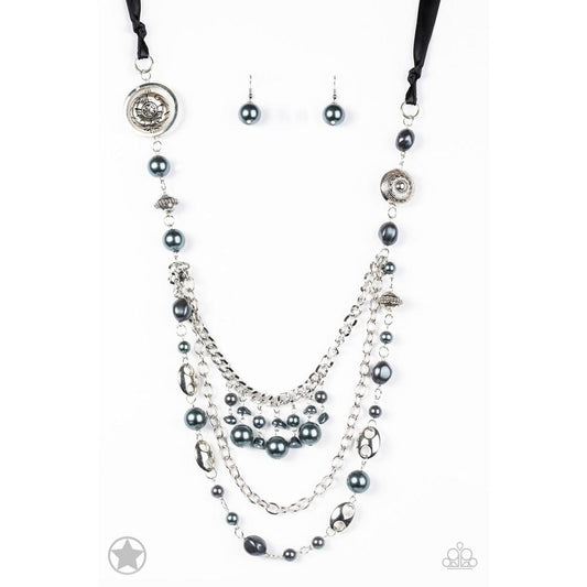 All The Trimmings - Black Necklace - Paparazzi - Dare2bdazzlin N Jewelry