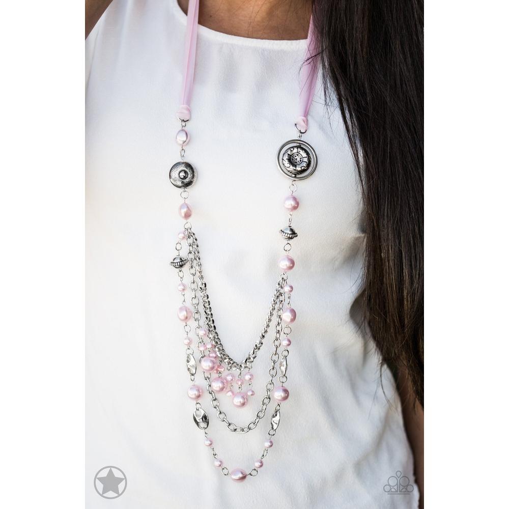 All The Trimmings - Pink Necklace - Paparazzi - Dare2bdazzlin N Jewelry