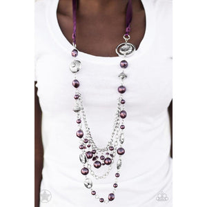 All The Trimmings - Purple Necklace - Paparazzi - Dare2bdazzlin N Jewelry