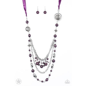 All The Trimmings - Purple Necklace - Paparazzi - Dare2bdazzlin N Jewelry