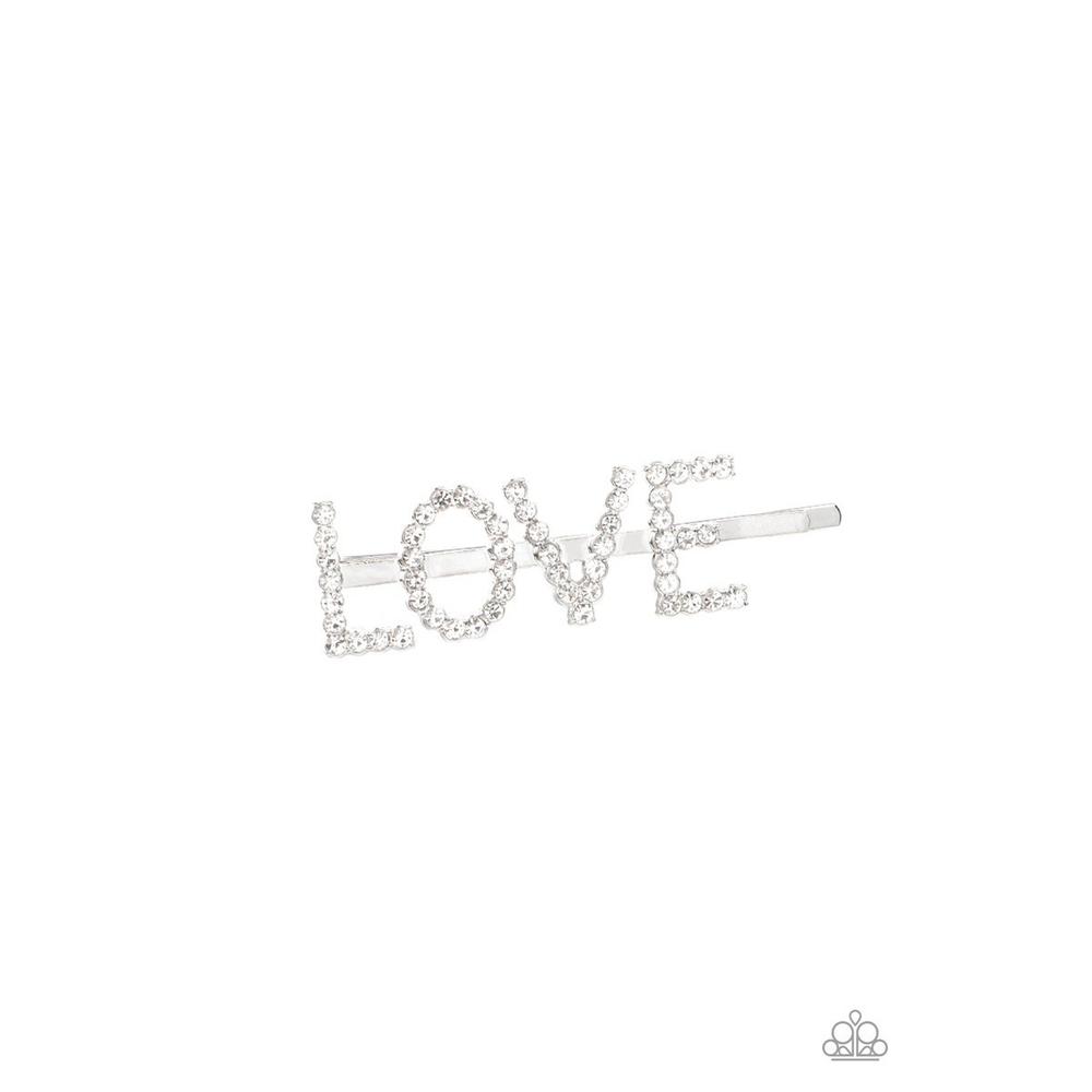 All You Need Is LOVE - Hair Clip - Paparazzi - Dare2bdazzlin N Jewelry