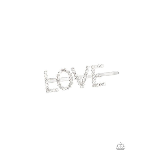All You Need Is LOVE - Hair Clip - Paparazzi - Dare2bdazzlin N Jewelry