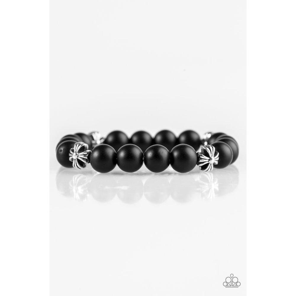 Amiable - Black Urban Bracelet - Paparazzi - Dare2bdazzlin N Jewelry