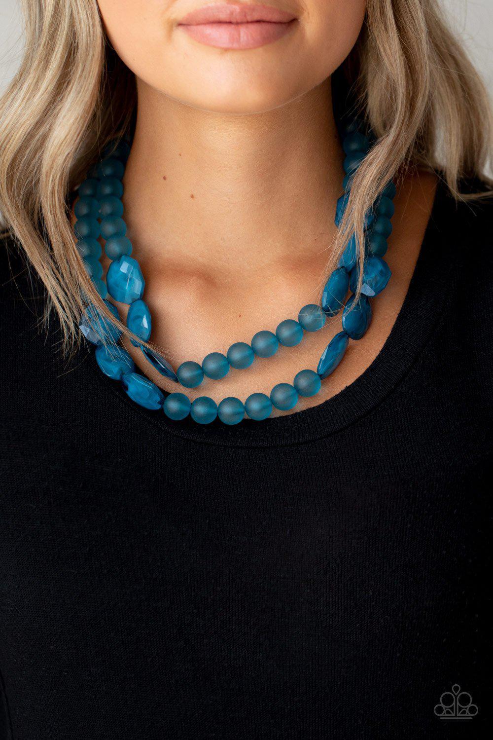 Arctic Art - Blue Necklace - Paparazzi - Dare2bdazzlin N Jewelry
