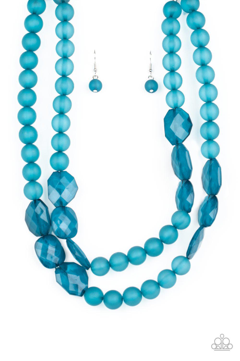 Arctic Art - Blue Necklace - Paparazzi - Dare2bdazzlin N Jewelry