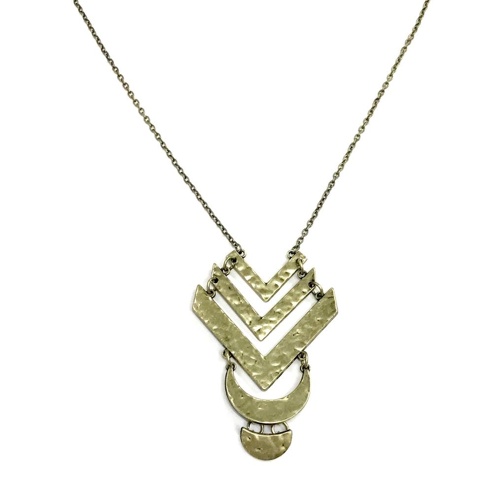 Artisan Edge Brass Necklace - Paparazzi - Dare2bdazzlin N Jewelry