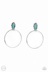 At Long LASSO Blue Earring - Paparazzi - Dare2bdazzlin N Jewelry