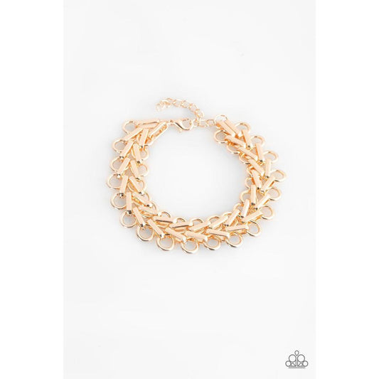 Atlanta Attitude - Rose Gold Bracelet - Paparazzi - Dare2bdazzlin N Jewelry