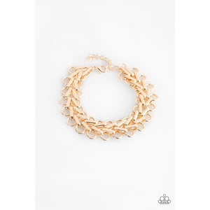 Atlanta Attitude - Rose Gold Bracelet - Paparazzi - Dare2bdazzlin N Jewelry