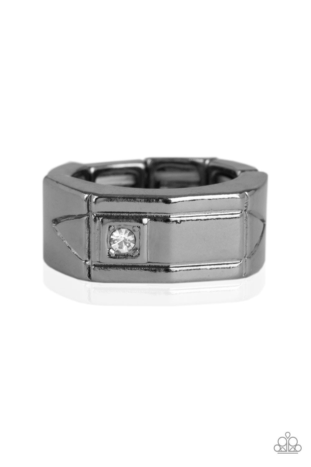 Atlas - Black Ring - Paparazzi - Dare2bdazzlin N Jewelry