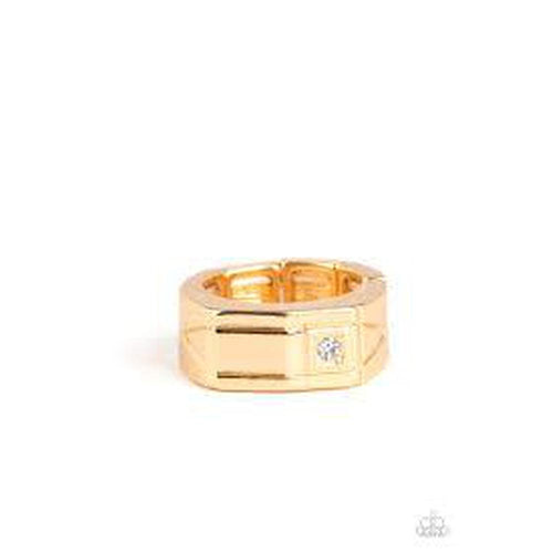 Atlas - Gold Ring - Paparazzi - Dare2bdazzlin N Jewelry