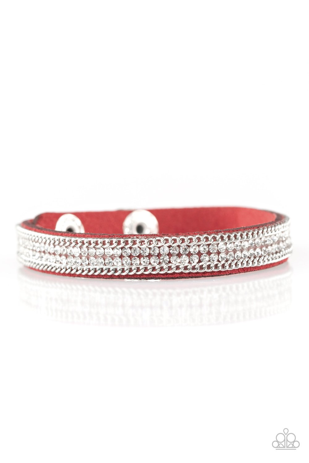 Babe Bling - Red Bracelet - Paparazzi - Dare2bdazzlin N Jewelry