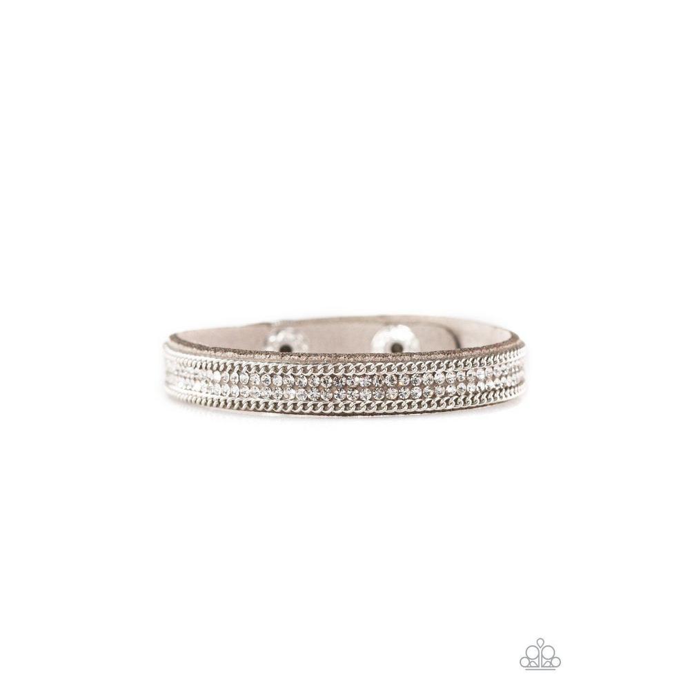 Babe Bling - Silver Bracelet - Paparazzi - Dare2bdazzlin N Jewelry