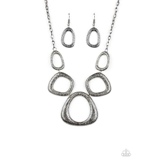 Backstreet Bandit - Black Necklace - Paparazzi - Dare2bdazzlin N Jewelry