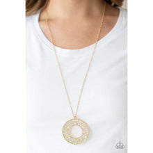 Load image into Gallery viewer, Bad HEIR Day Gold Necklace - Paparazzi - Dare2bdazzlin N Jewelry
