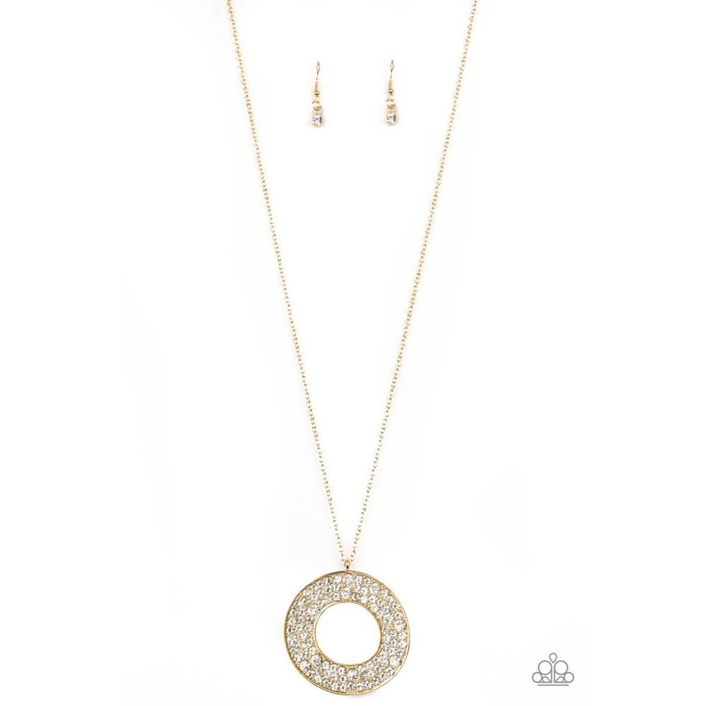Bad HEIR Day Gold Necklace - Paparazzi - Dare2bdazzlin N Jewelry