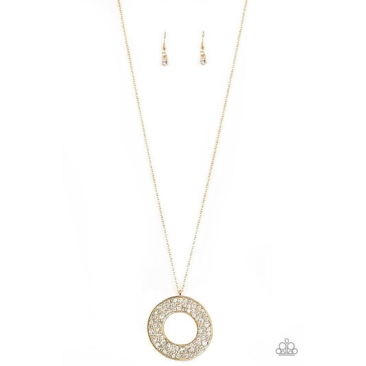 Bad HEIR Day Gold Necklace - Paparazzi - Dare2bdazzlin N Jewelry