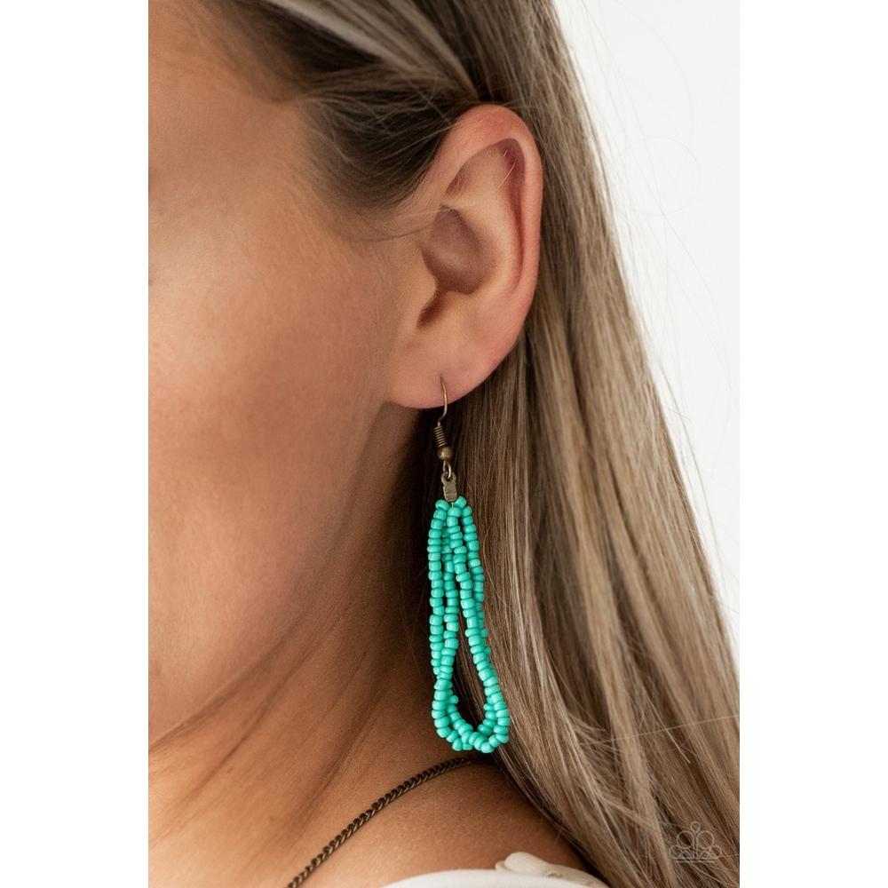 Badlands Beauty Blue Necklace - Paparazzi - Dare2bdazzlin N Jewelry