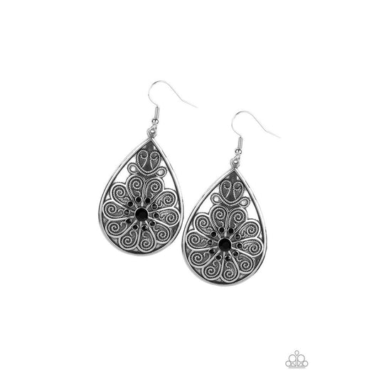 Banquet Bling - Black Earrings - Paparazzi - Dare2bdazzlin N Jewelry