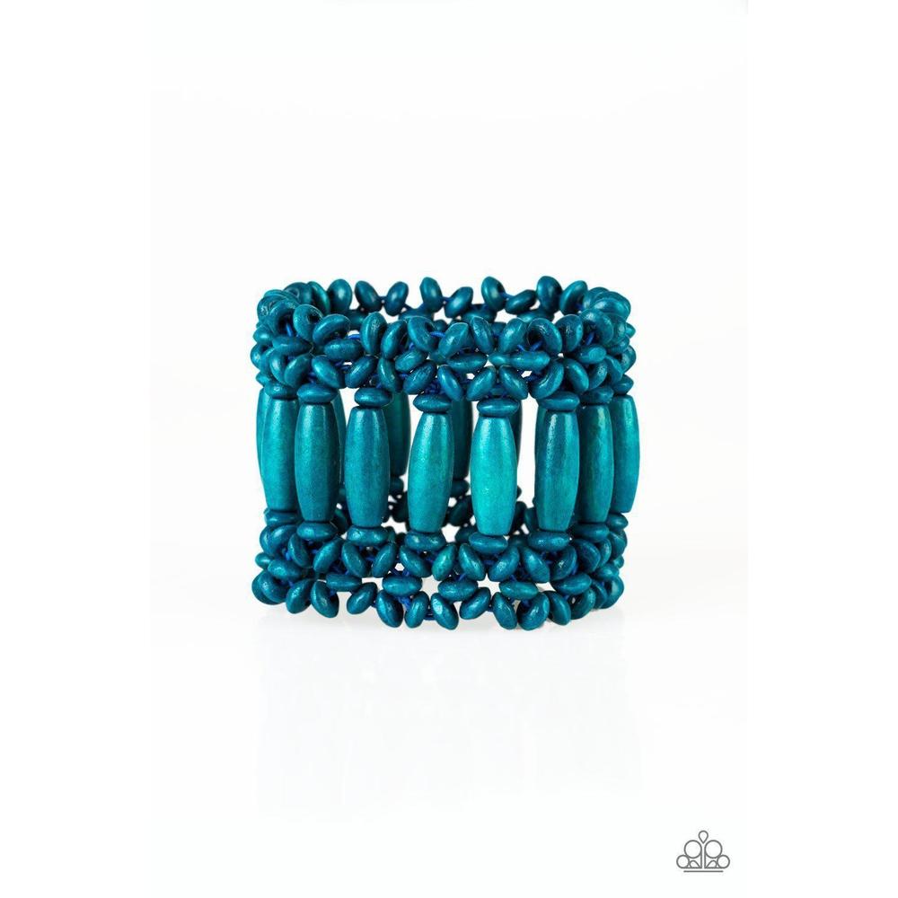 Barbados Beach Club Blue Bracelet - Paparazzi - Dare2bdazzlin N Jewelry