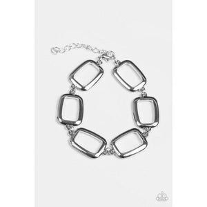 Basic Geometry - Silver Bracelet - Paparazzi - Dare2bdazzlin N Jewelry
