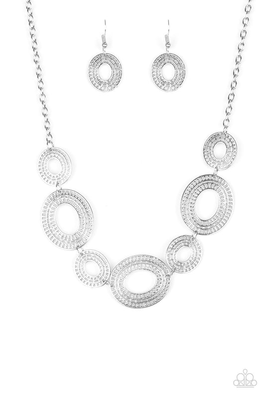 Basically Baltic - Silver Necklace - Paparazzi - Dare2bdazzlin N Jewelry