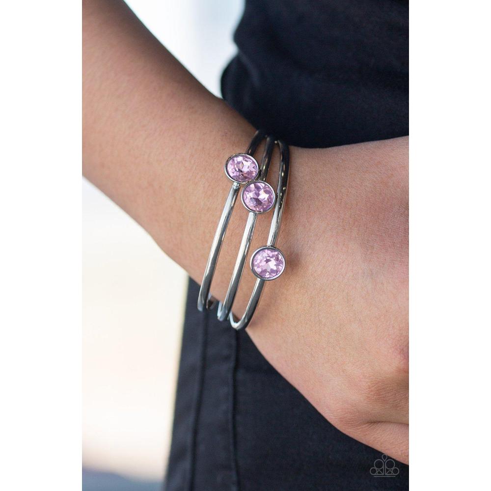 Be All You Can BEDAZZLE - Pink Bracelet - Paparazzi - Dare2bdazzlin N Jewelry